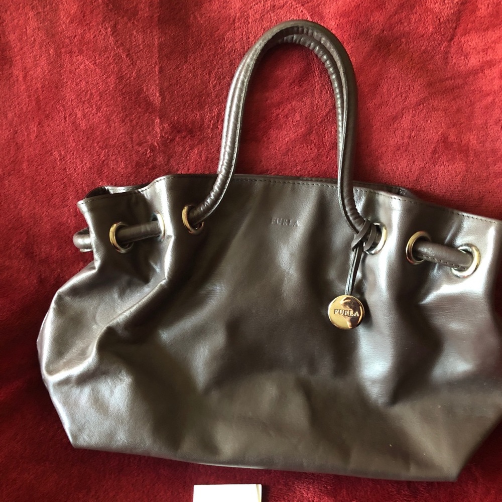 Authentic Brown leather FURLA purse!